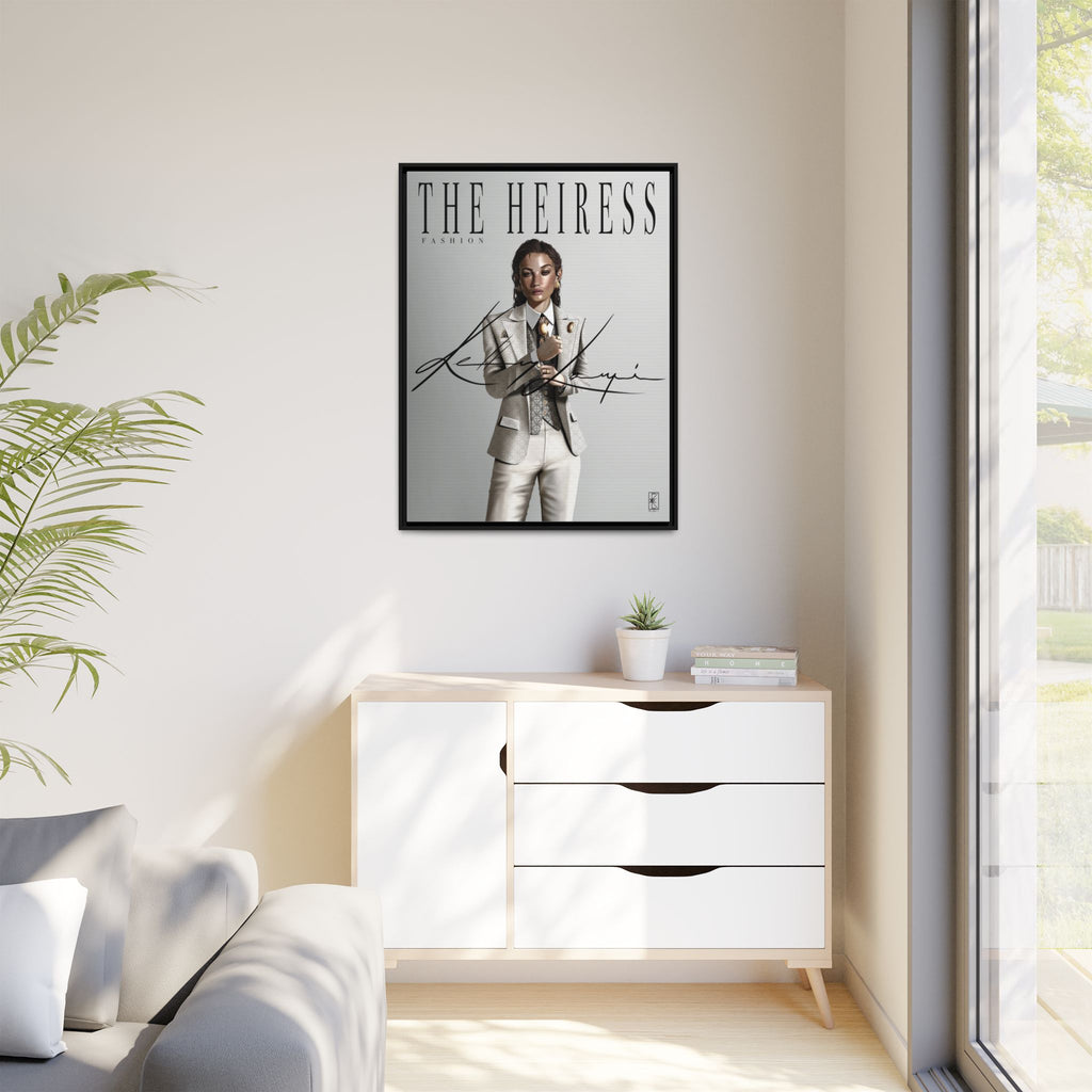 Matte Canvas Framed [Multi-color] | The Heiress - Fashion
