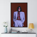 Vertical Framed Poster | The Scarlet Mask & The Roses [without the shadow]