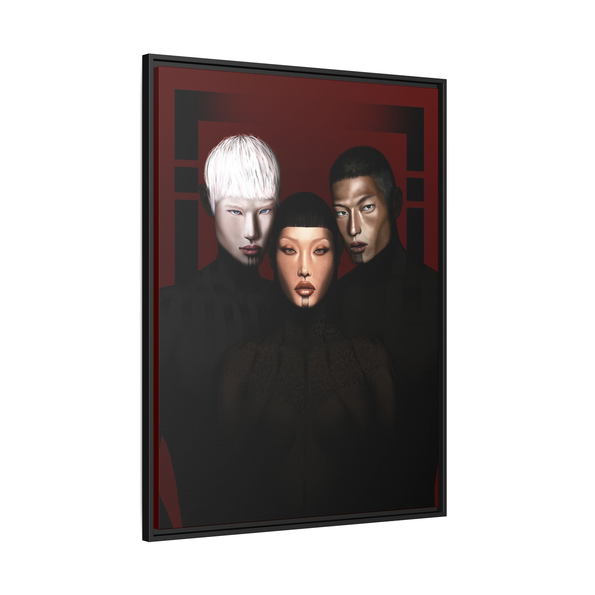 Matte Canvas Framed [Multi-color] | The Pact of the Three