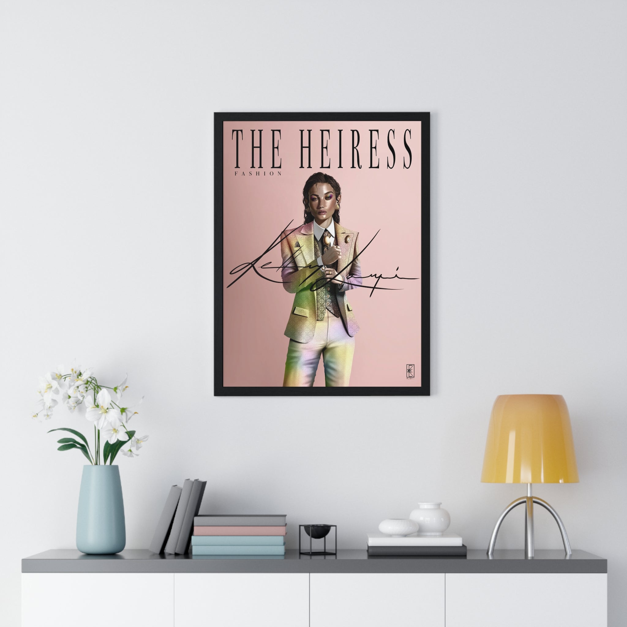 Vertical Framed Poster | The Heiress - Fashion