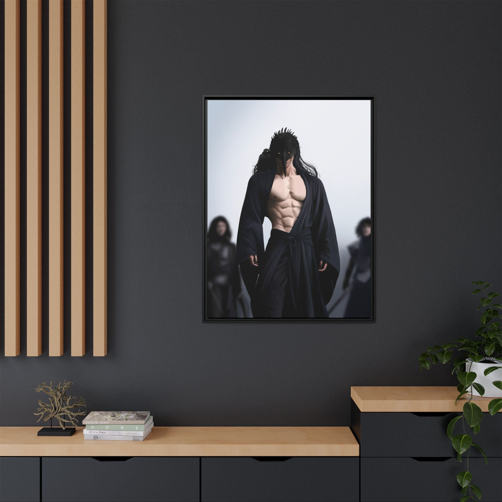 Matte Canvas Framed [Multi-color] | The Last of the Ravens