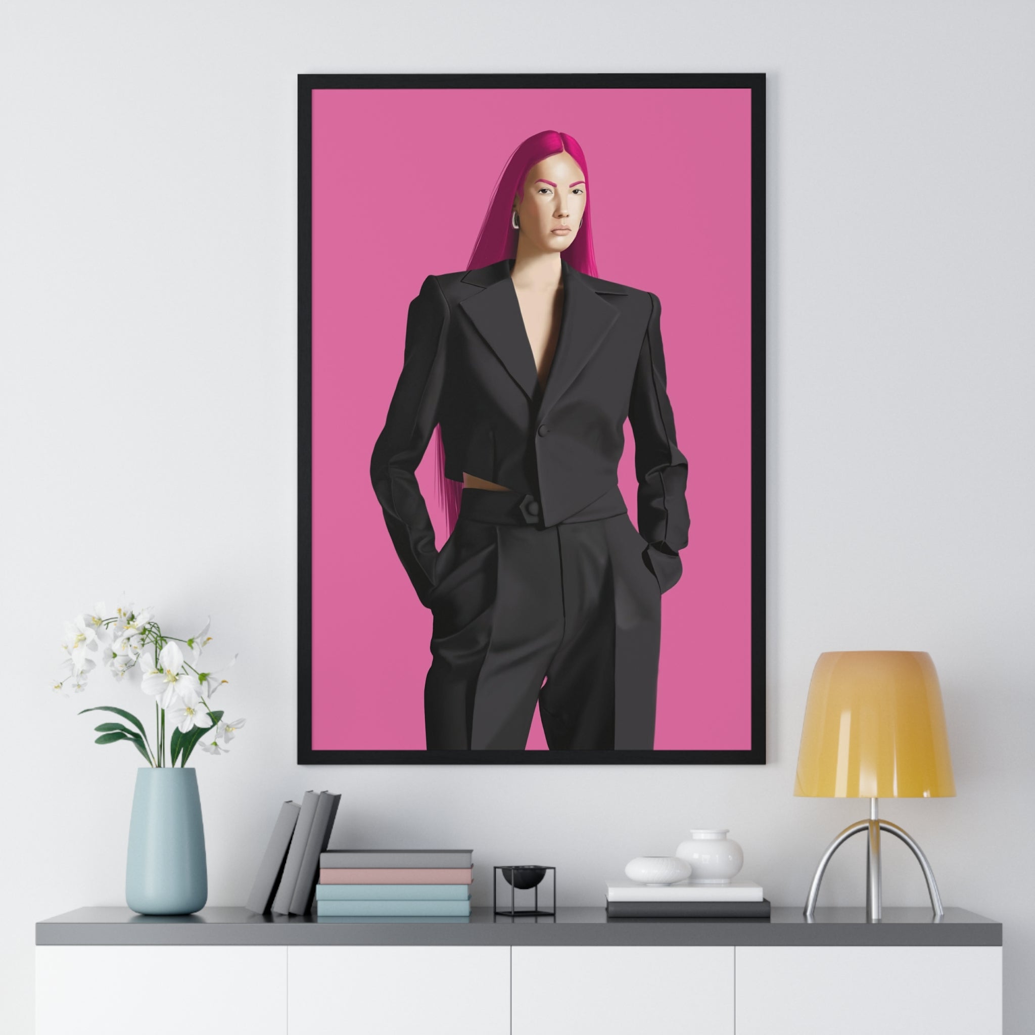 Vertical Framed Poster | Mira