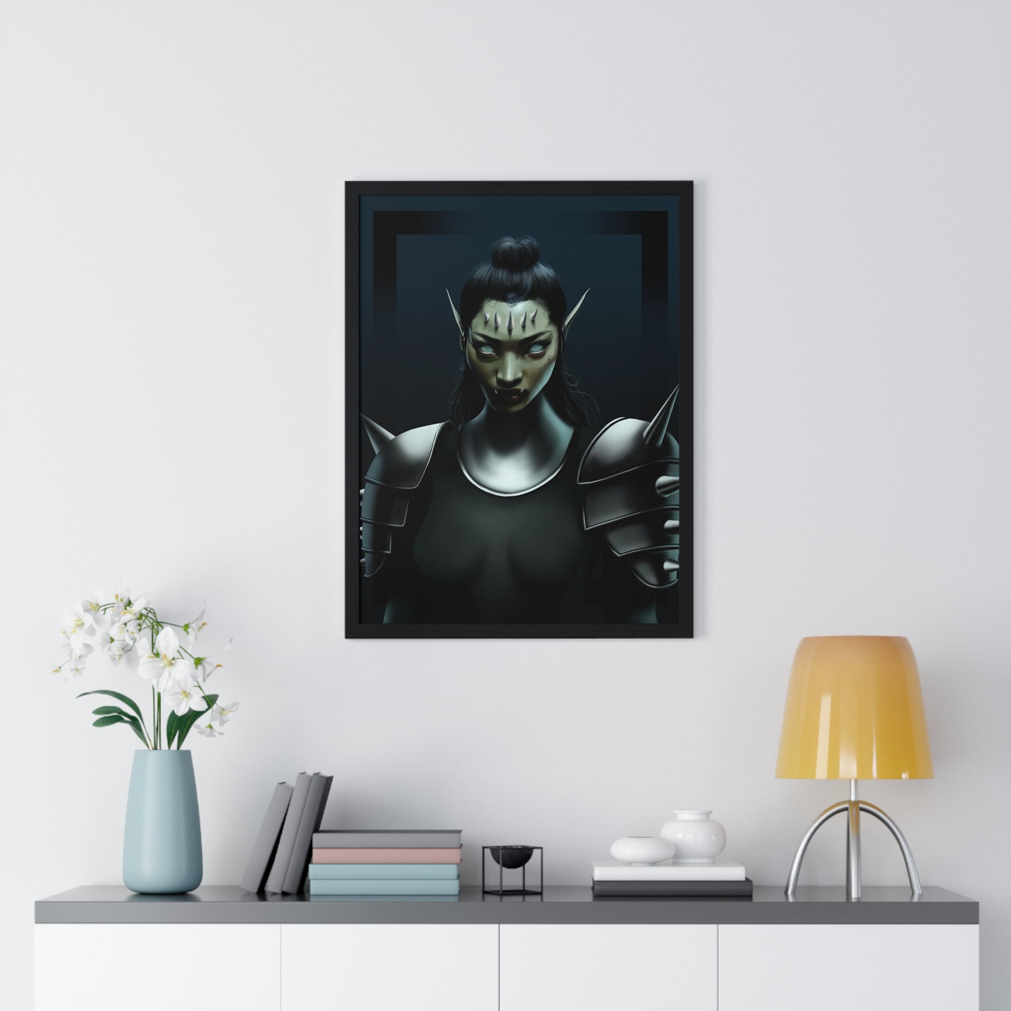 Vertical Framed Poster | The Heiress of Two Worlds