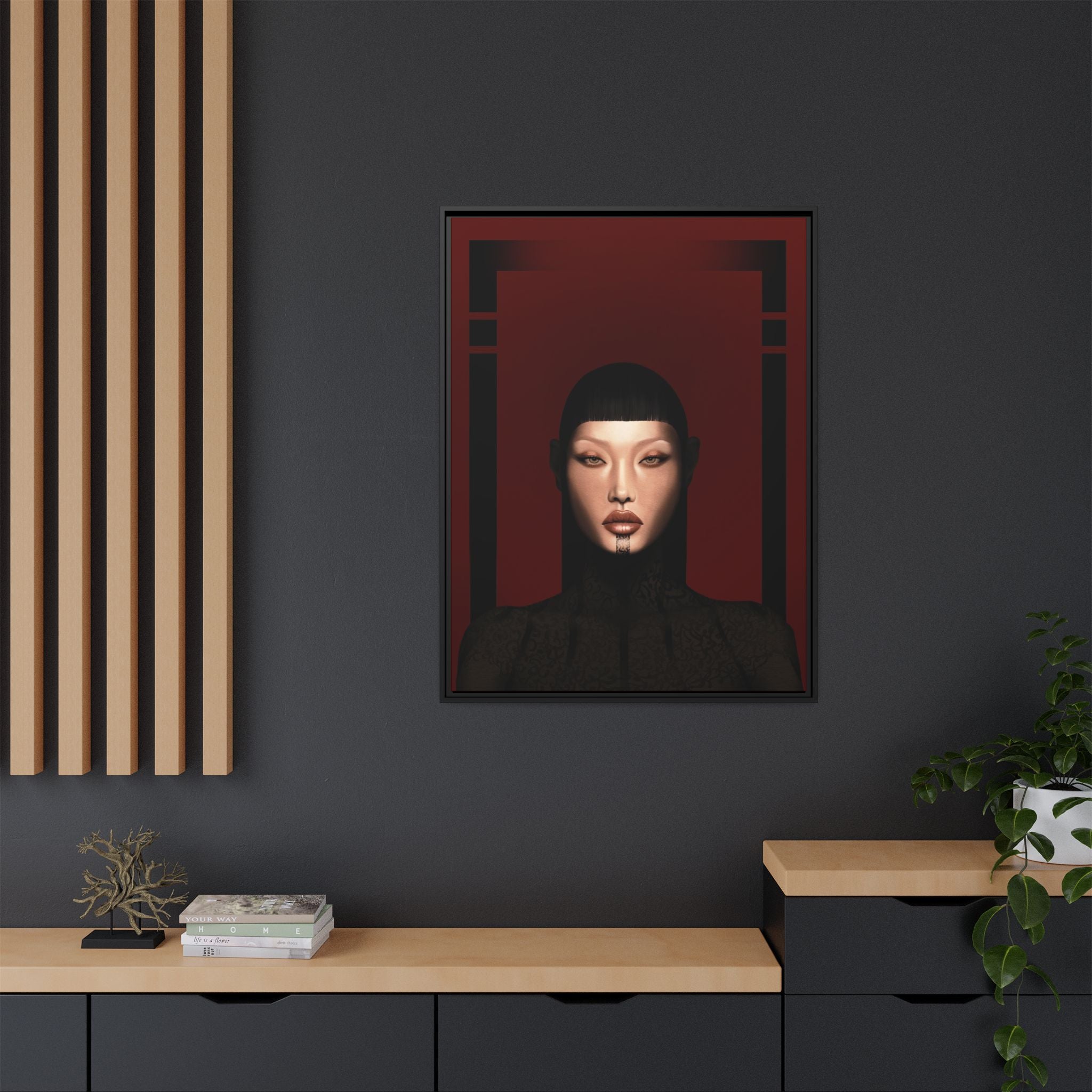 Matte Canvas Framed [Multi-color] | The Pact of the Three