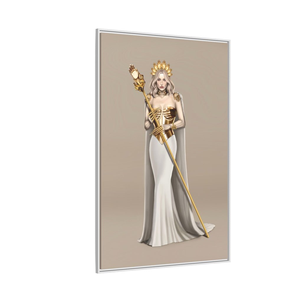 Matte Canvas Framed [Multi-color] | The Queen's Hand