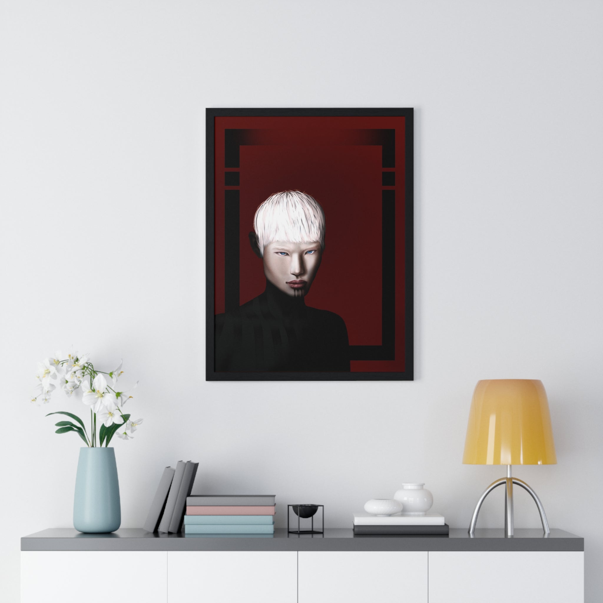 Vertical Framed Poster | The Pact of the Three