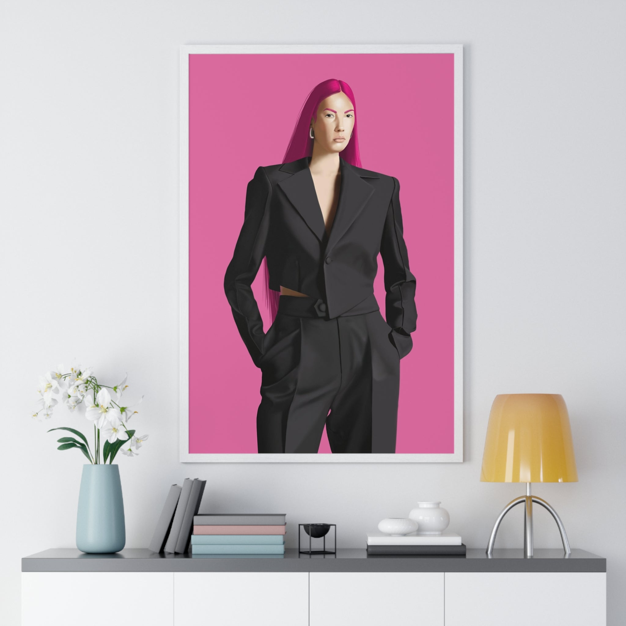 Vertical Framed Poster | Mira