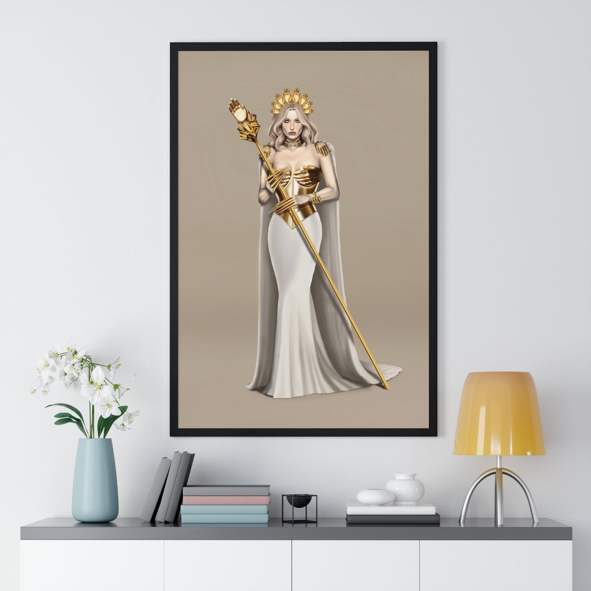 Vertical Framed Poster | The Queen's Hand